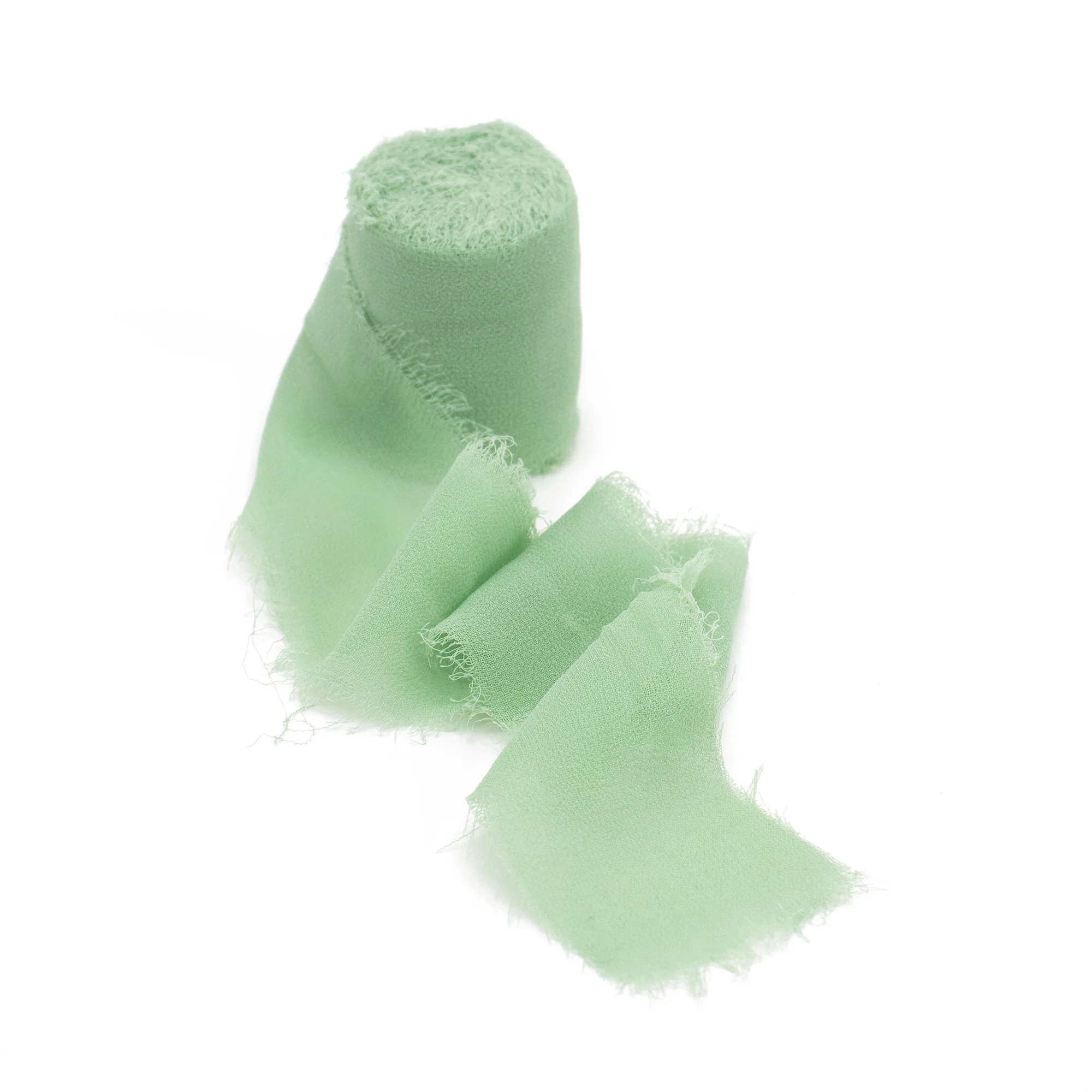 Chiffon Ribbon - Mint Green - Image 3