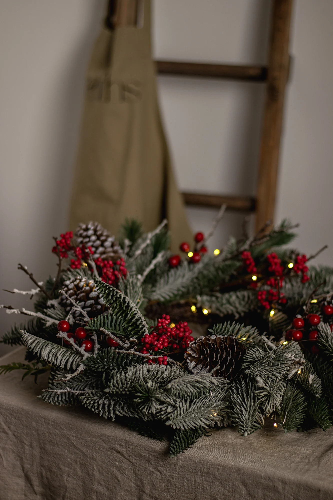 Wreath Fairy Lights - Image 3