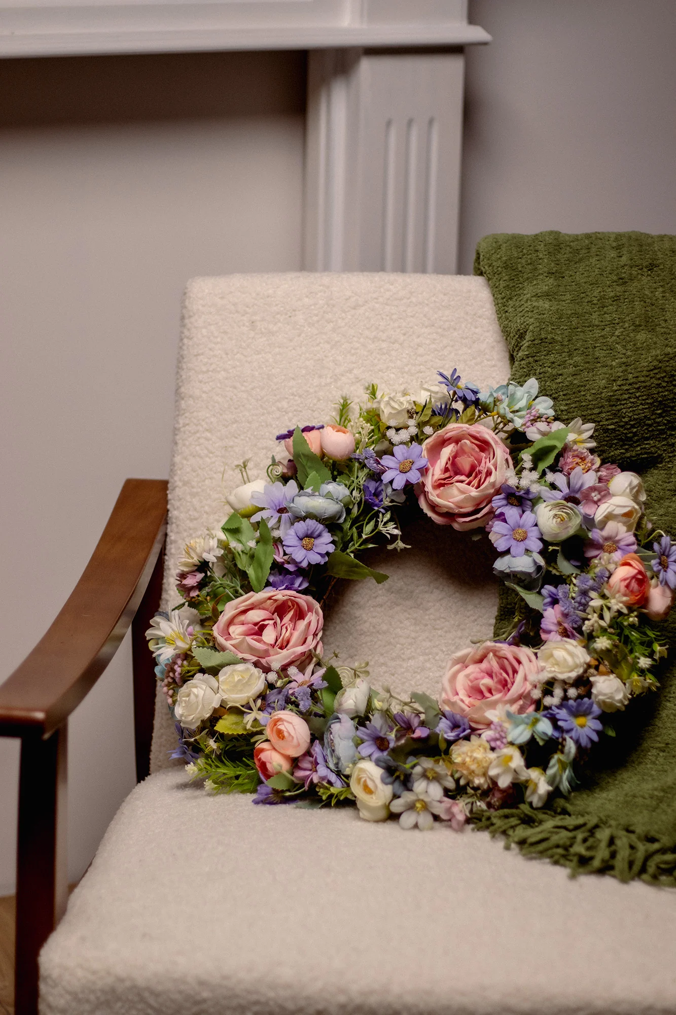 Pink Peonies Wreath - Image 3