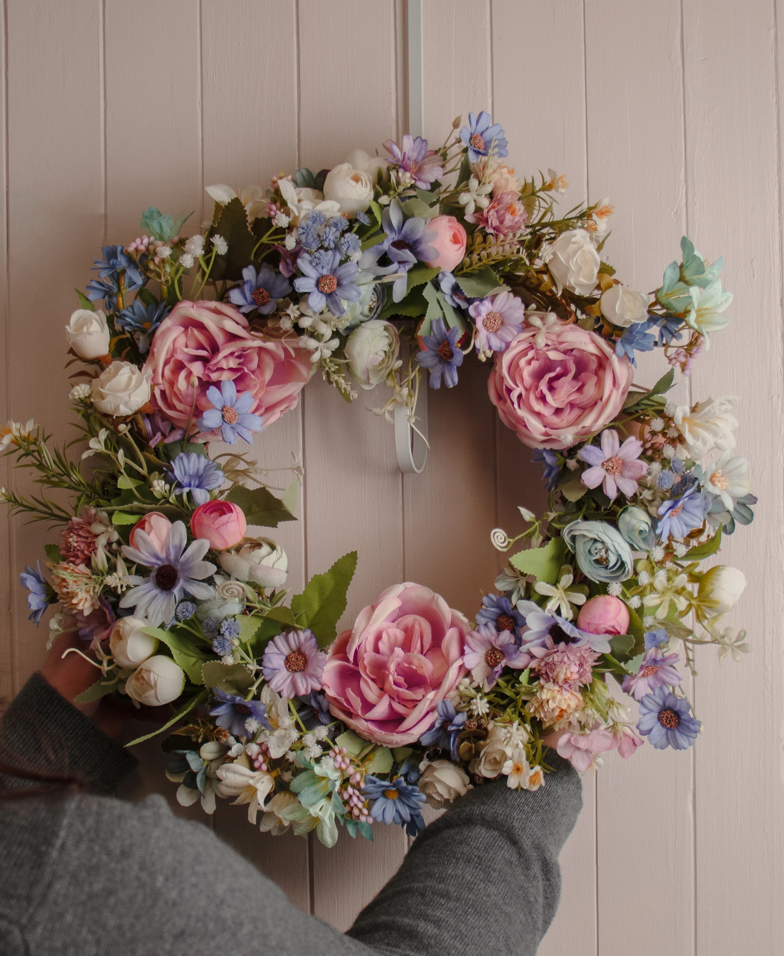 Pink Peonies Wreath - Image 5
