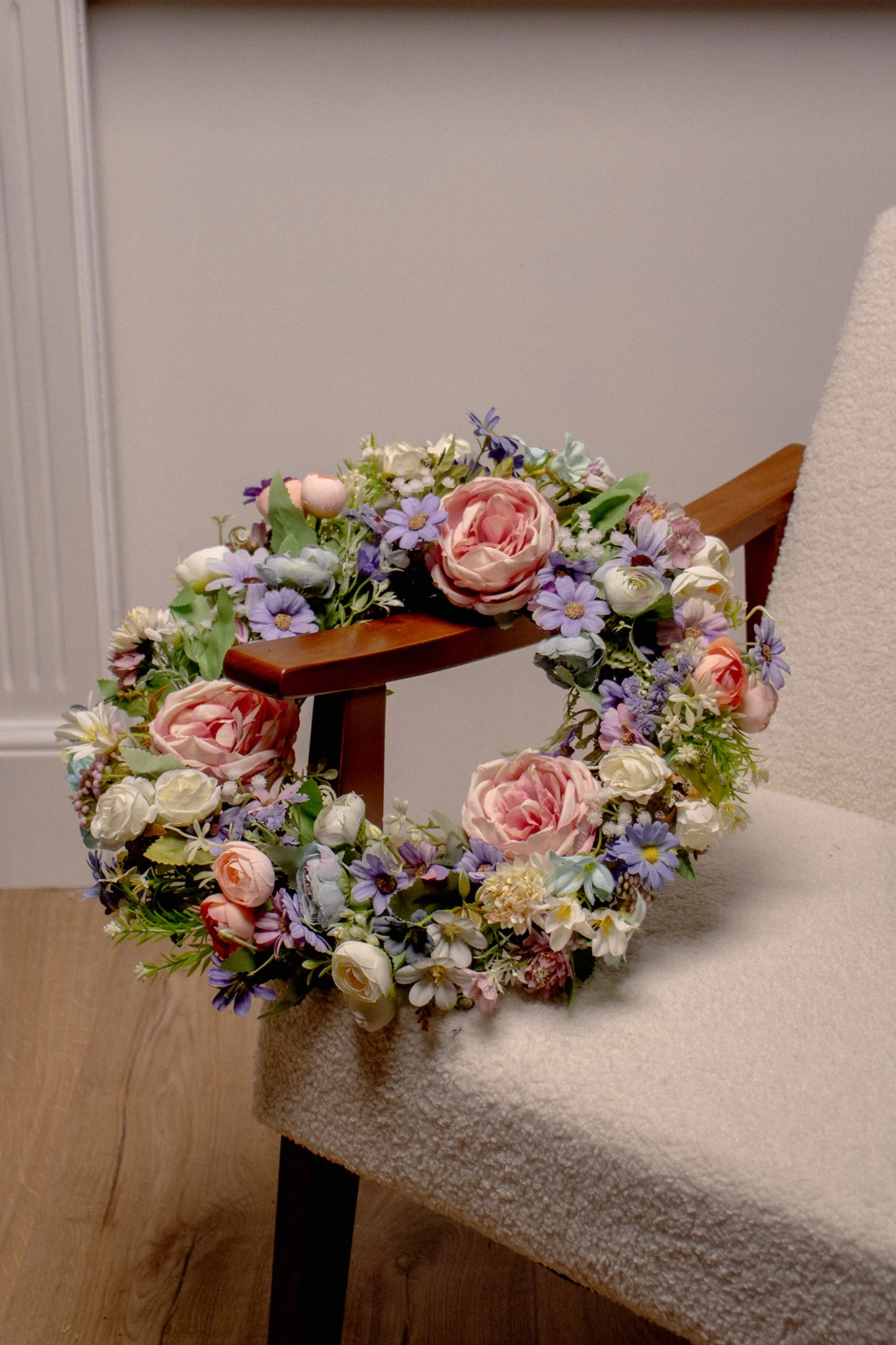 Pink Peonies Wreath - Image 6